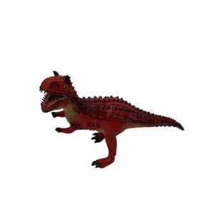 Disney Parks 12" Soft Latex Rubber Red Carnotaurus Dinosaur Figure Toy